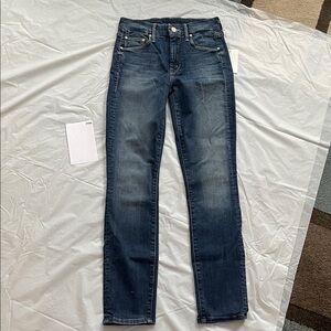 MOTHER Denim The Looker Crop Jeans OTE On The Edge Size 23 NWT